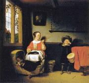 Nicolaes maes The Naughty Drummer Boy painting